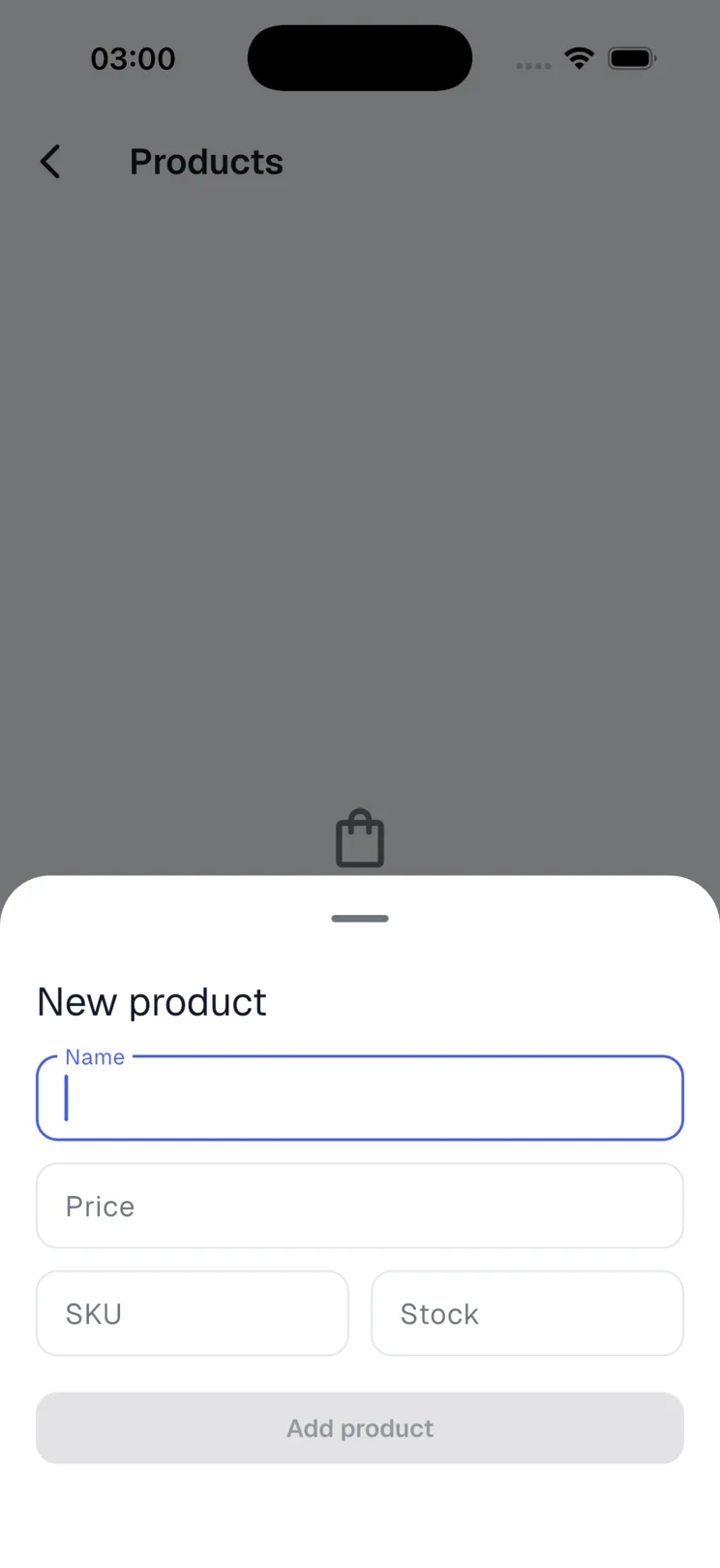 Products & sales, handled